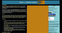 Desktop Screenshot of biotechethics.ca